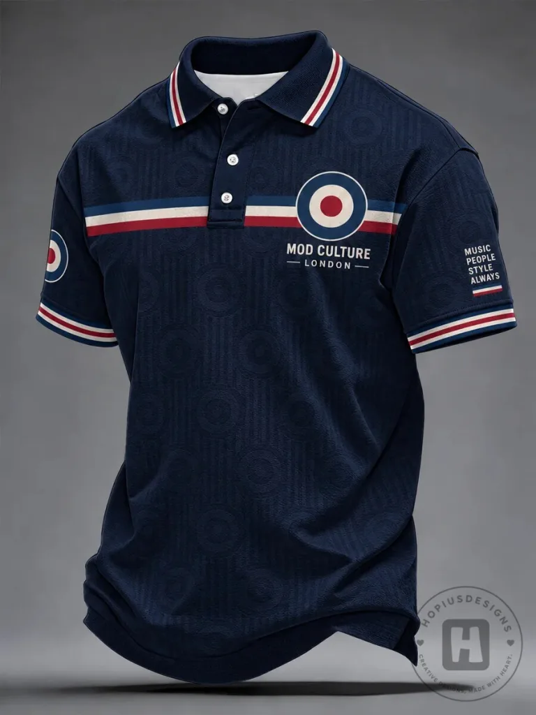 Mod Culture London Music People Style Always Polo Shirt