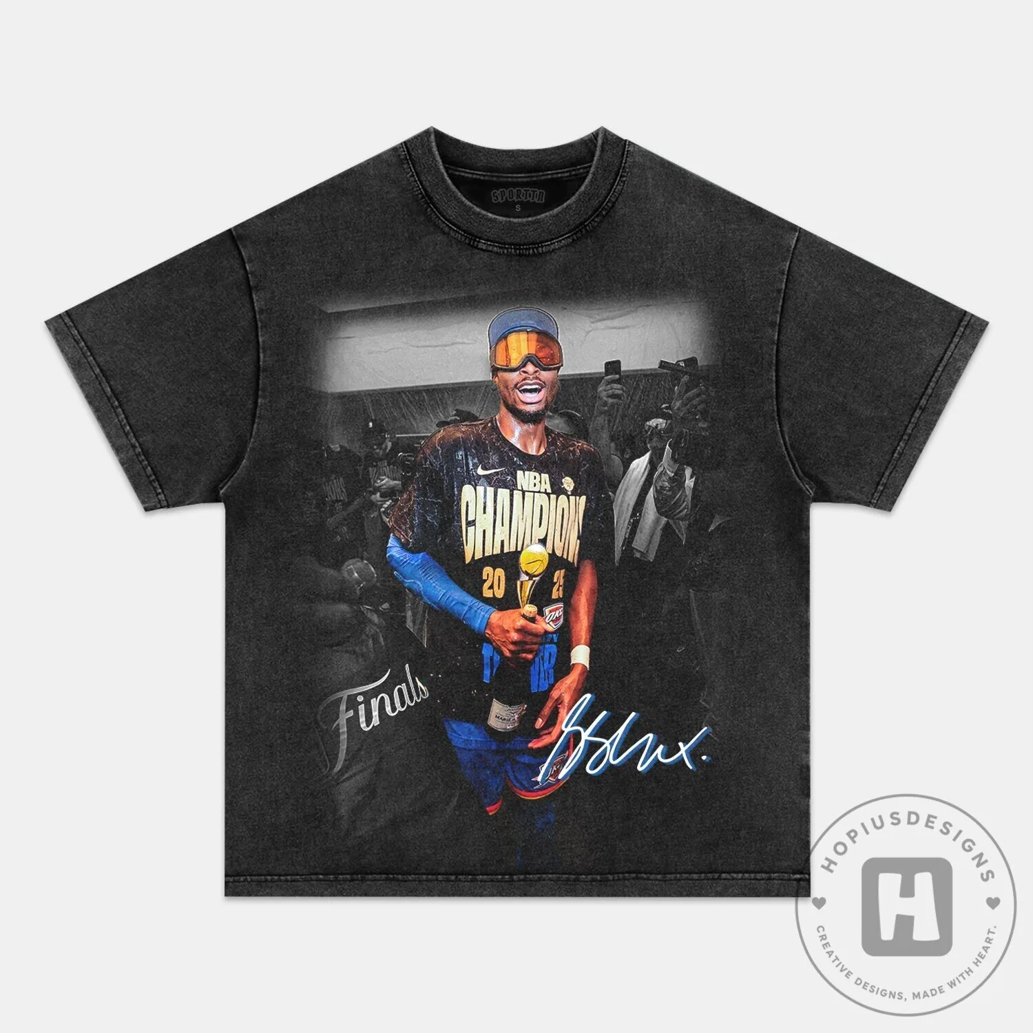 Shai Gilgeous-Alexander NBA Finals Champion Graphic T-Shirt
