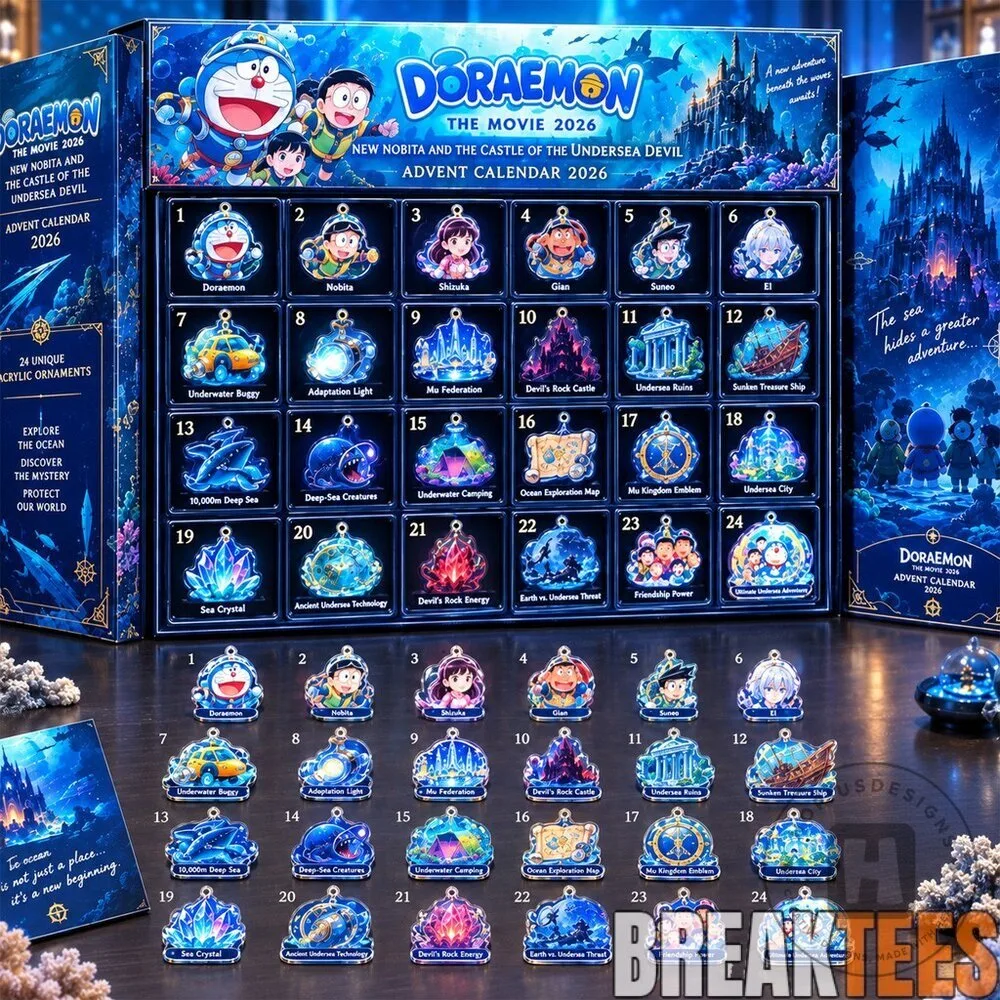 Doraemon The Movie 2026 Nobita and the Castle of the Undersea Devil Advent Calendar