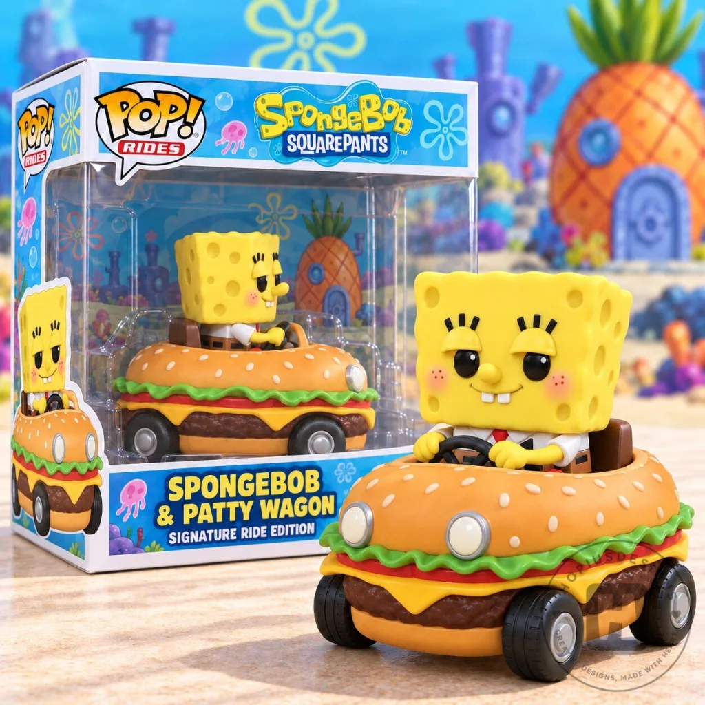SpongeBob SquarePants and Patty Wagon Signature Ride Edition Figurine 13 SpongeBob SquarePants and Patty Wagon Signature Ride Edition Figurine