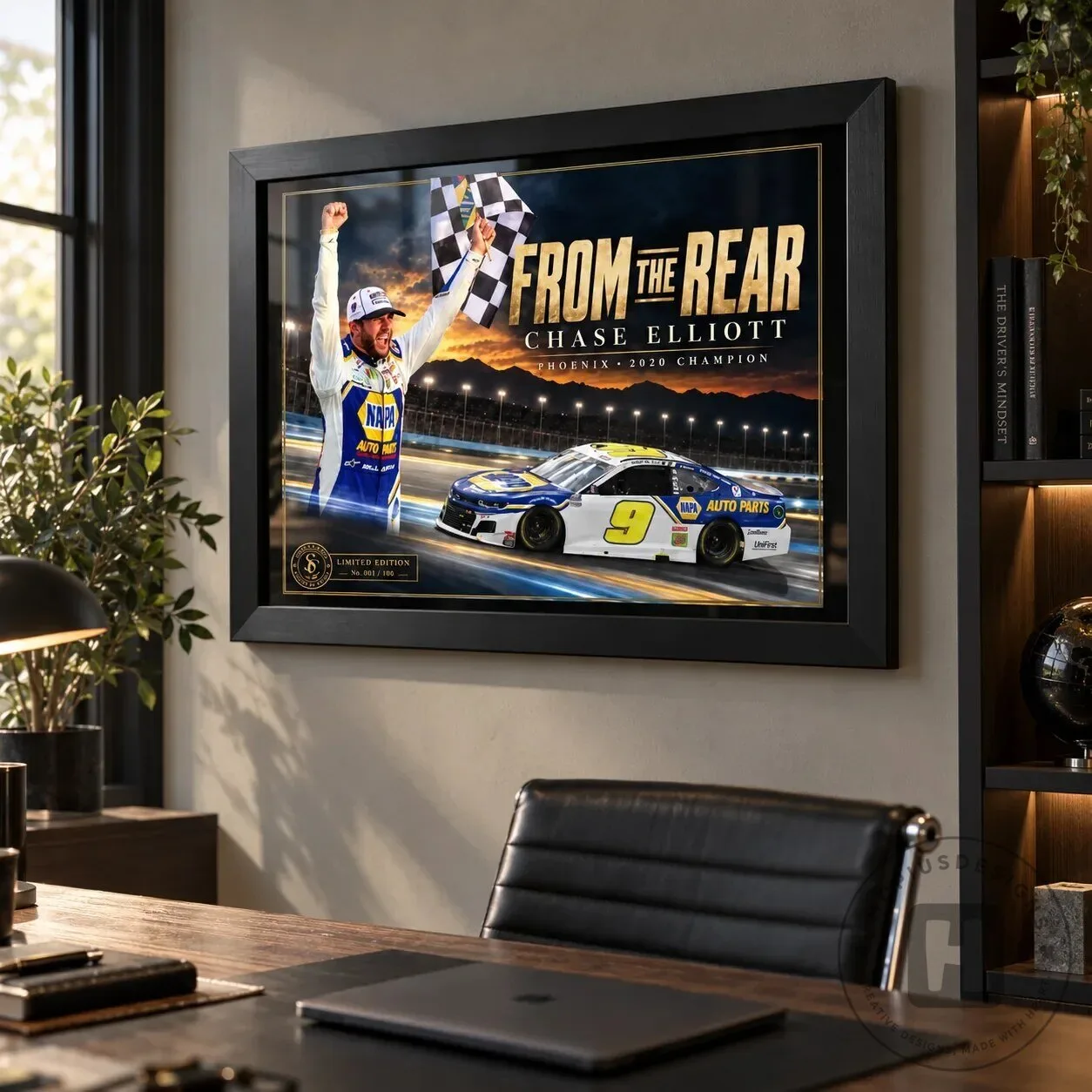 Chase Elliott Phoenix 2020 Champion From The Rear NASCAR Racing Wall Art 12 Chase Elliott Phoenix 2020 Champion From The Rear NASCAR Racing Wall Art