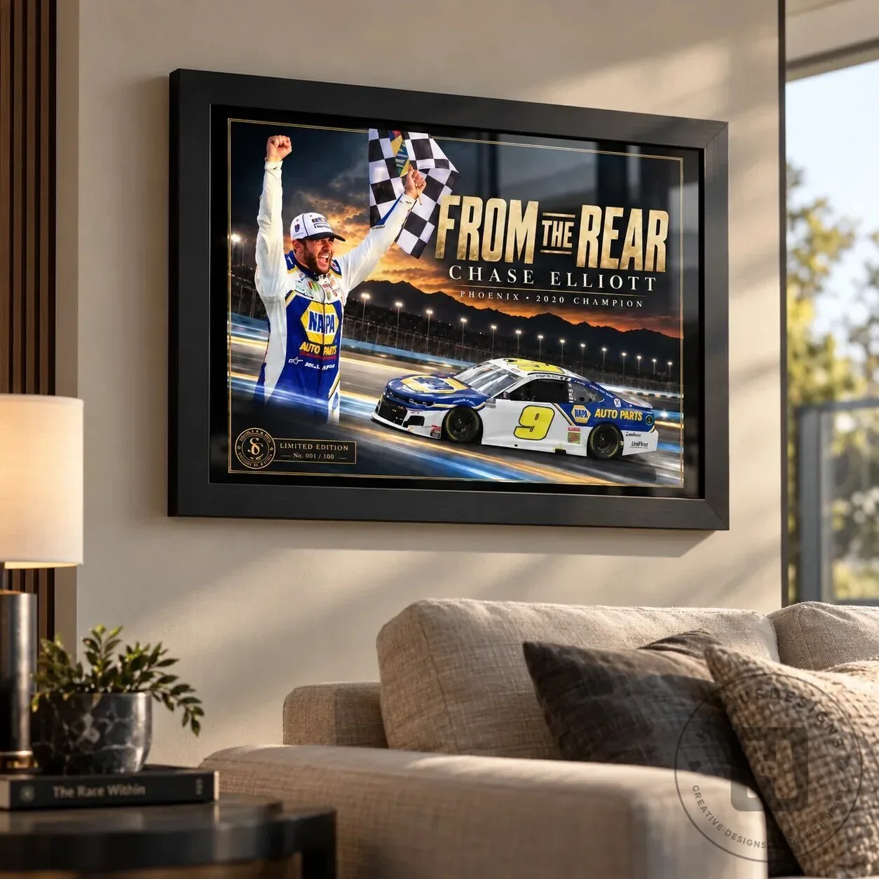 Chase Elliott Phoenix 2020 Champion From The Rear NASCAR Racing Wall Art 13 Chase Elliott Phoenix 2020 Champion From The Rear NASCAR Racing Wall Art