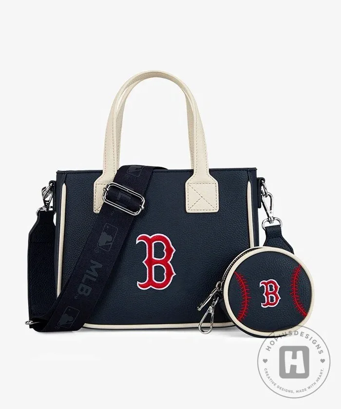 Boston Red Sox Baseball Tote Bag with Matching Coin Pouch 31 Boston Red Sox Baseball Tote Bag with Matching Coin Pouch