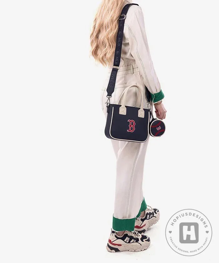 Boston Red Sox Baseball Tote Bag with Matching Coin Pouch 32 Boston Red Sox Baseball Tote Bag with Matching Coin Pouch