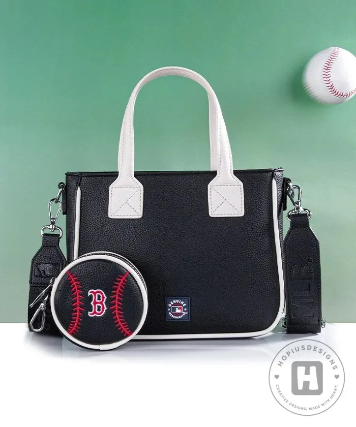 Boston Red Sox Baseball Tote Bag with Matching Coin Pouch 43 Boston Red Sox Baseball Tote Bag with Matching Coin Pouch
