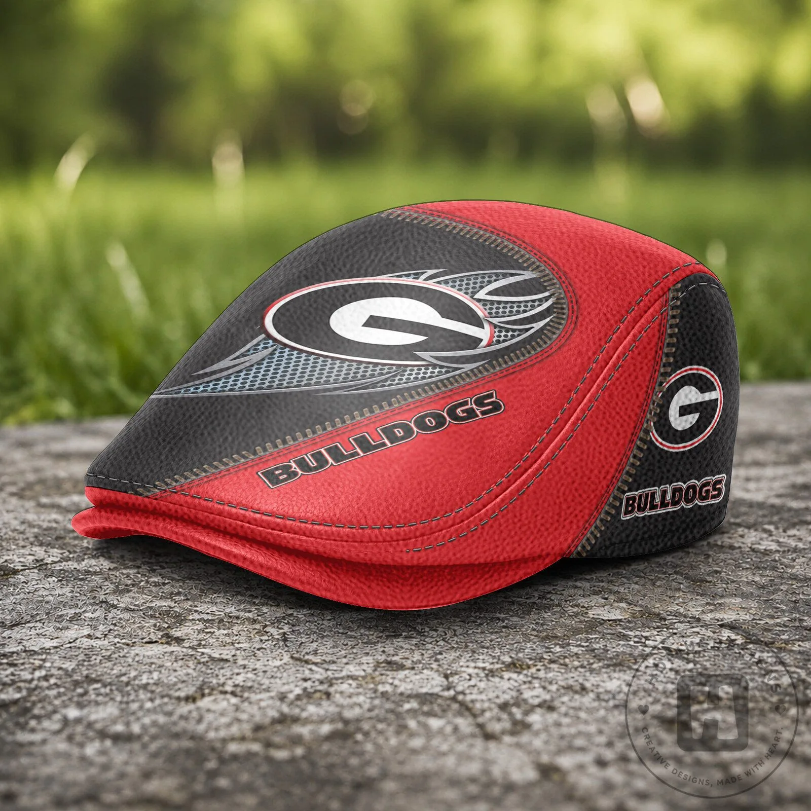 Georgia Bulldogs NCAA Jeff Cap Flat Cap Hat 9 Georgia Bulldogs NCAA Jeff Cap Flat Cap Hat