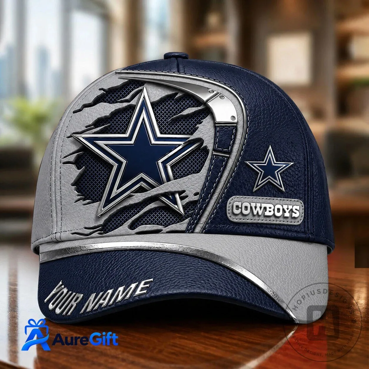 Dallas Cowboys Football Team Star Logo Personalized Baseball Cap Hat