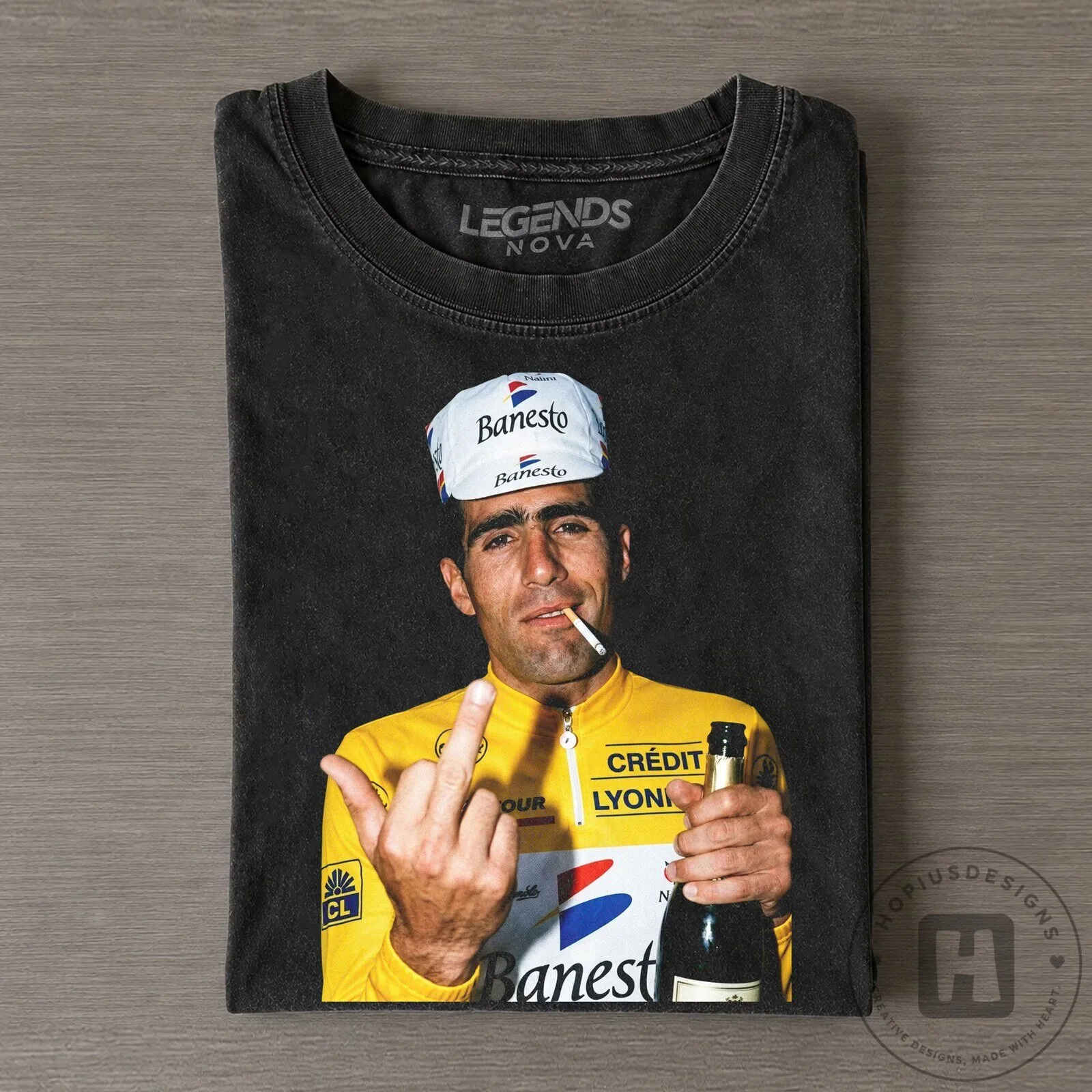 Miguel Indurain Cycling Legend Tour de France T-Shirt