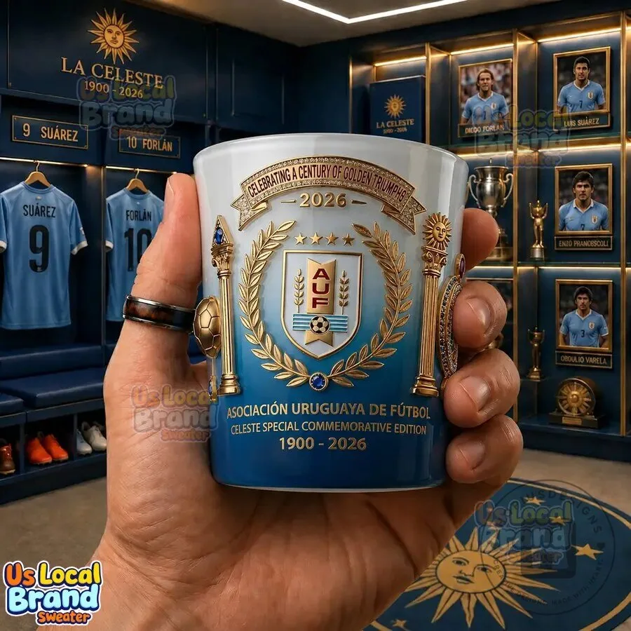 Uruguay Football Association Centennial Commemorative Edition Whiskey Glass 7 Uruguay Football Association Centennial Commemorative Edition Whiskey Glass