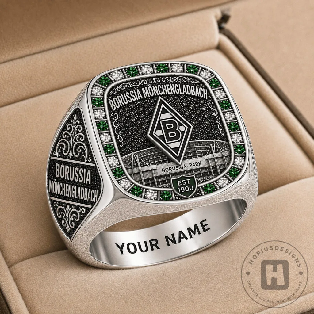 Borussia Mönchengladbach Bundesliga Football Club Fan Ring Borussia Mönchengladbach Bundesliga Football Club Fan Ring