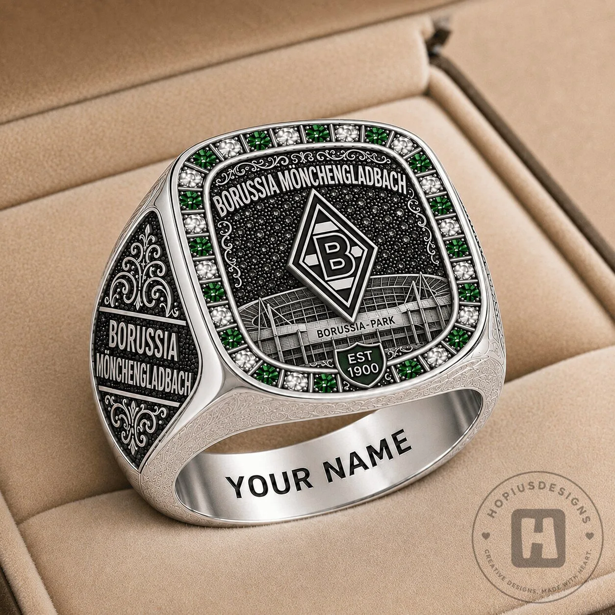 Borussia Mönchengladbach Bundesliga Football Club Fan Ring