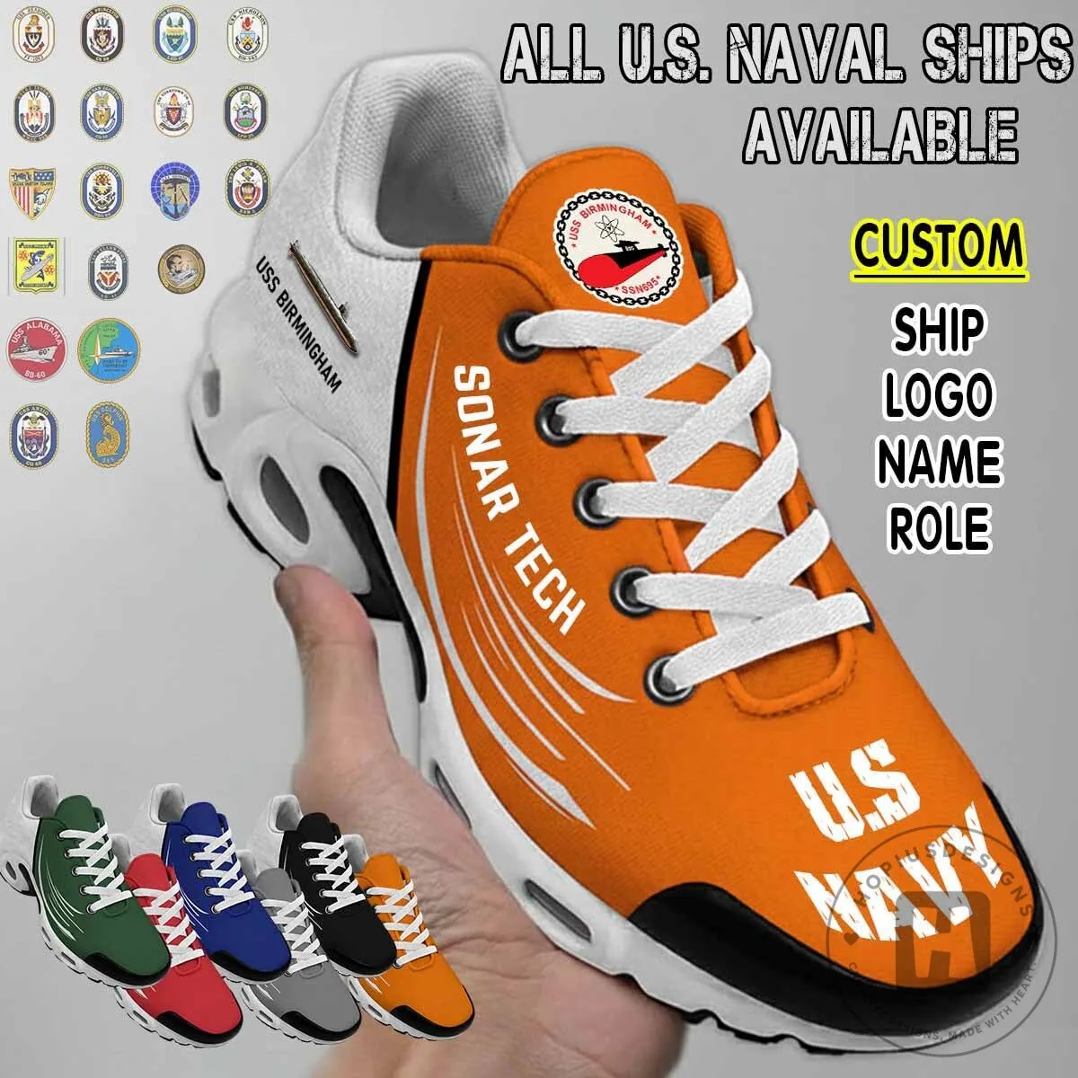 United States Navy Chief Engineer USS Midway Ship Logo Custom Shoes 19 United States Navy Chief Engineer USS Midway Ship Logo Custom Shoes