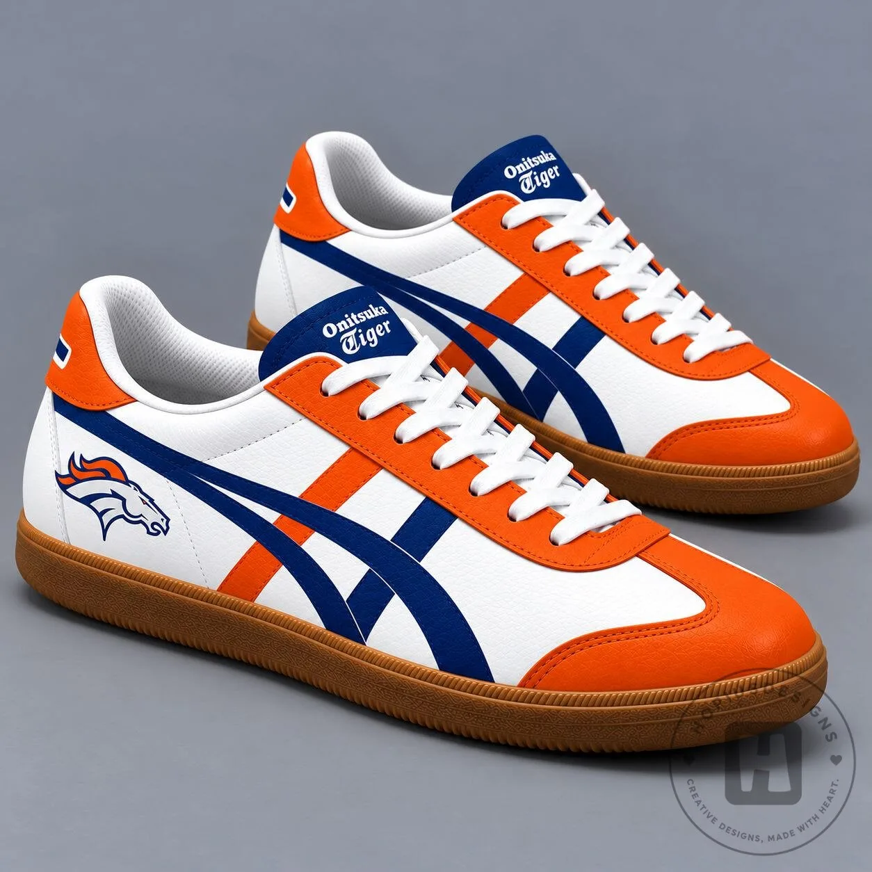 Denver Broncos NFL Team Pride Onitsuka Tiger Shoes for Men and Women