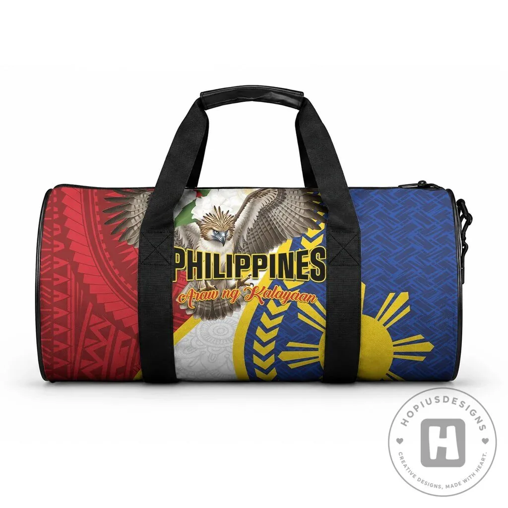 Philippines Araw ng Kalayaan Patriotic Flag Design Duffle Bag