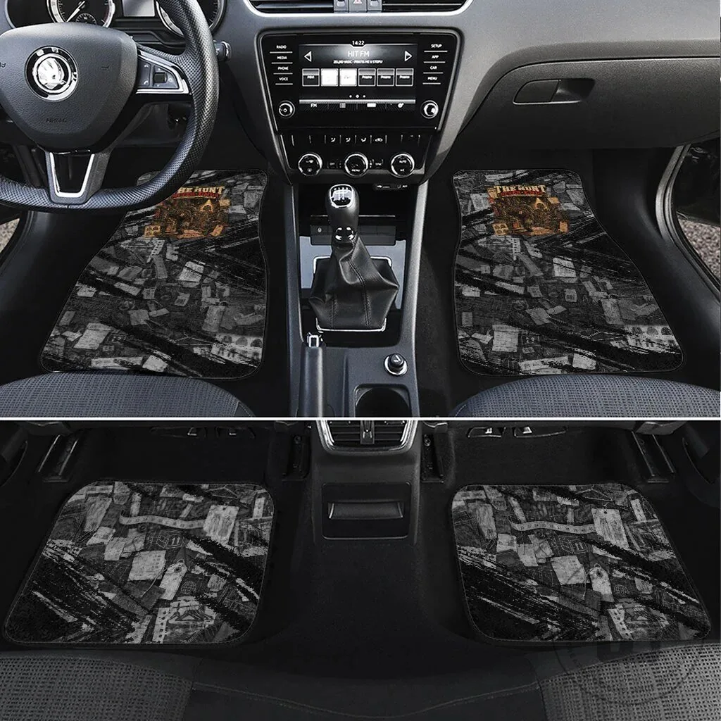 The Hunt Never Ends Vintage Streetwear Grunge Collage Graphic Art Car Mat Set 5 The Hunt Never Ends Vintage Streetwear Grunge Collage Graphic Art Car Mat Set