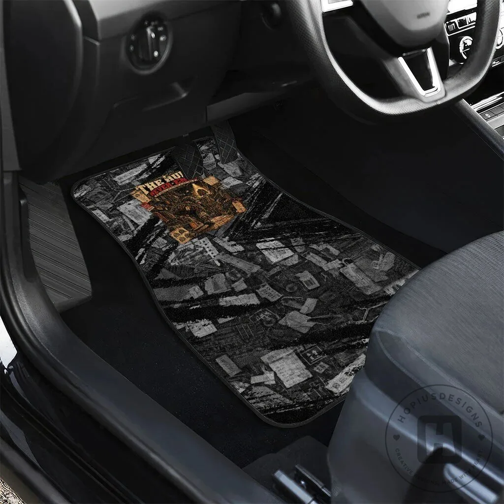 The Hunt Never Ends Vintage Streetwear Grunge Collage Graphic Art Car Mat Set 13 The Hunt Never Ends Vintage Streetwear Grunge Collage Graphic Art Car Mat Set
