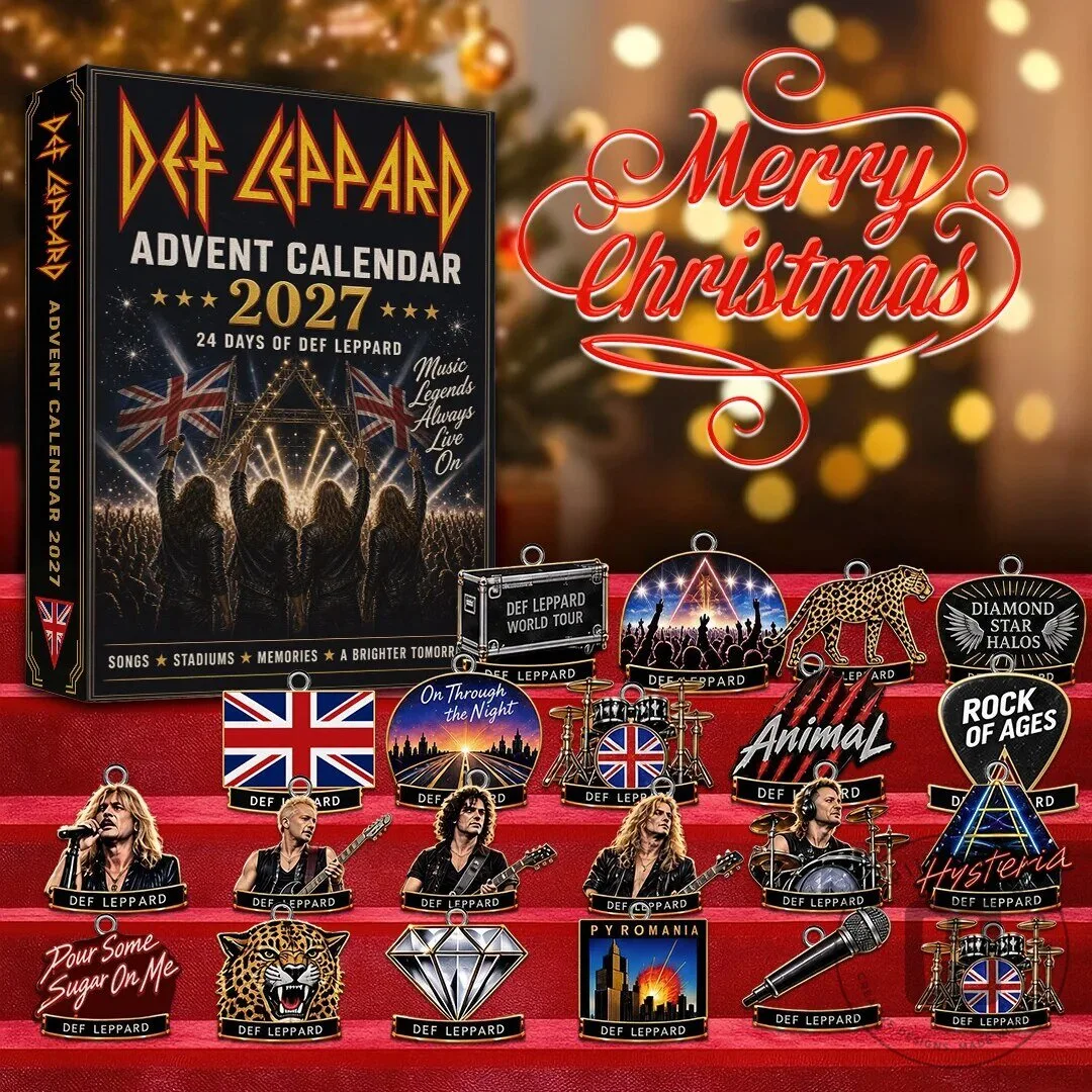 Def Leppard 2027 Music Legends Always Live On Christmas Advent Calendar