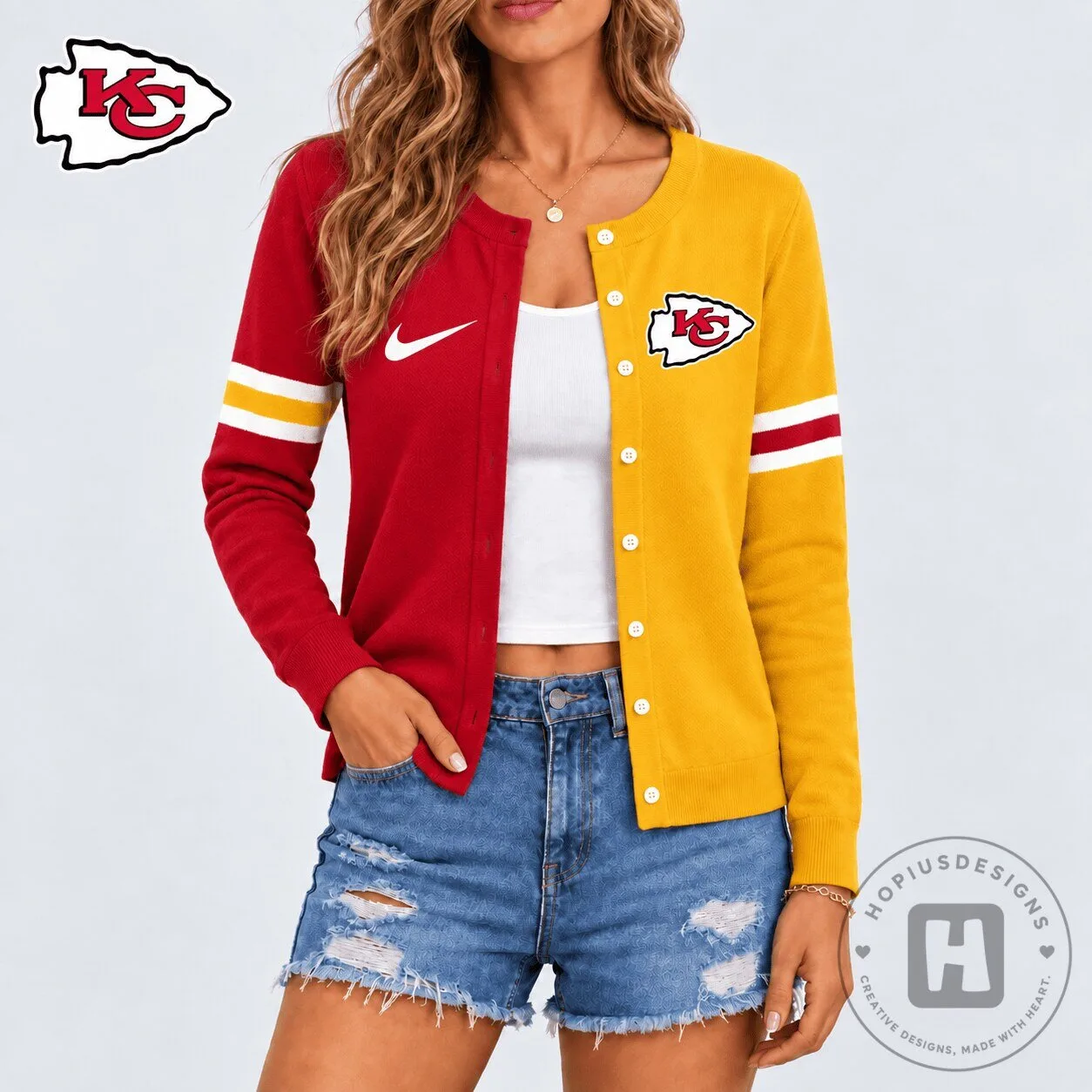 Kansas City Chiefs | Premium NFL Team Spirit Cardigan NY