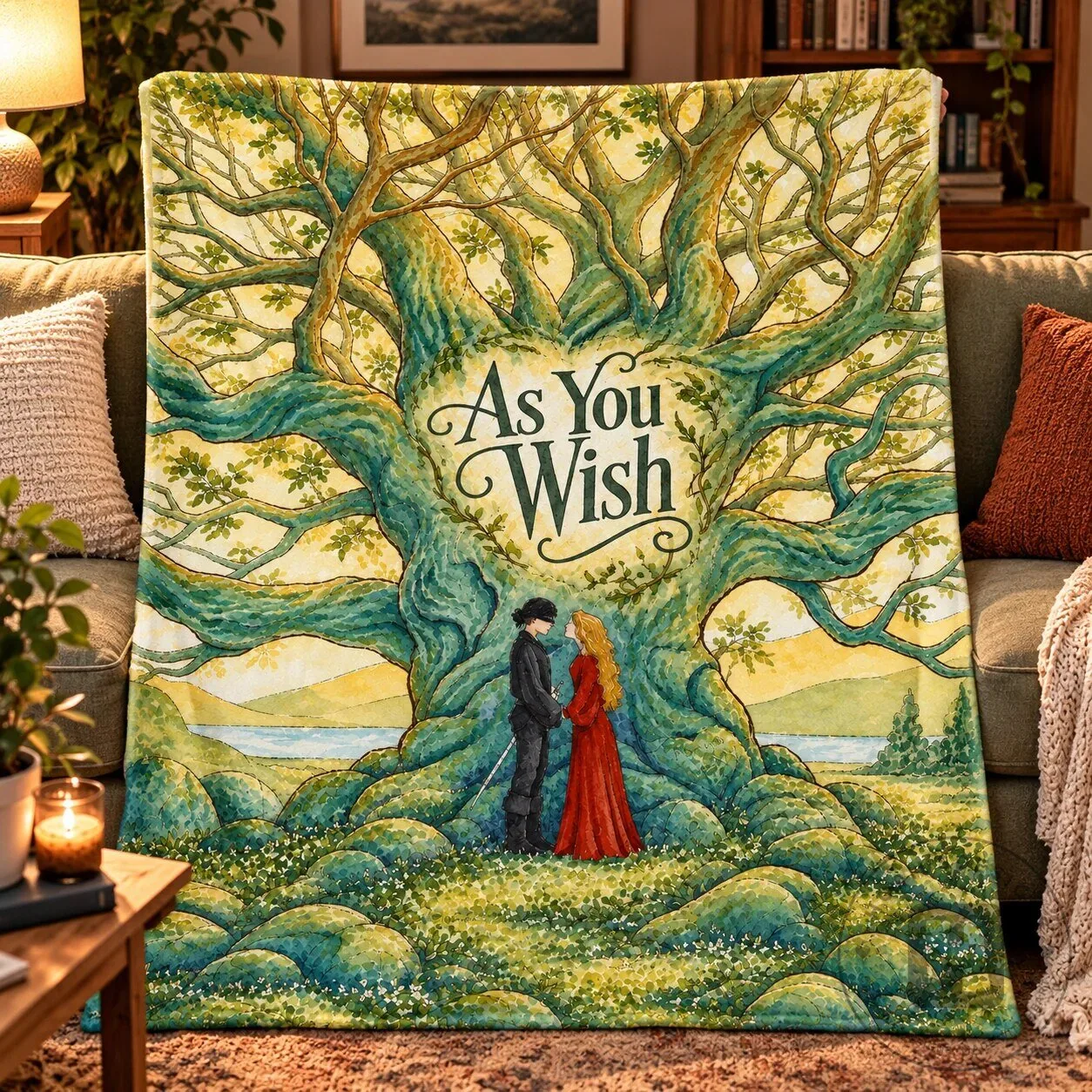 The Princess Bride As You Wish Illustration Romantic Comedy Movie Sherpa Blanket 8 The Princess Bride As You Wish Illustration Romantic Comedy Movie Sherpa Blanket