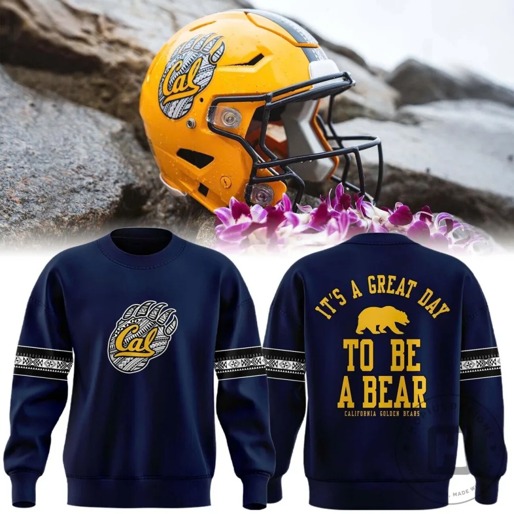 California Golden Bears It's a Great Day to Be a Bear Sweatshirt California Golden Bears It's a Great Day to Be a Bear Sweatshirt