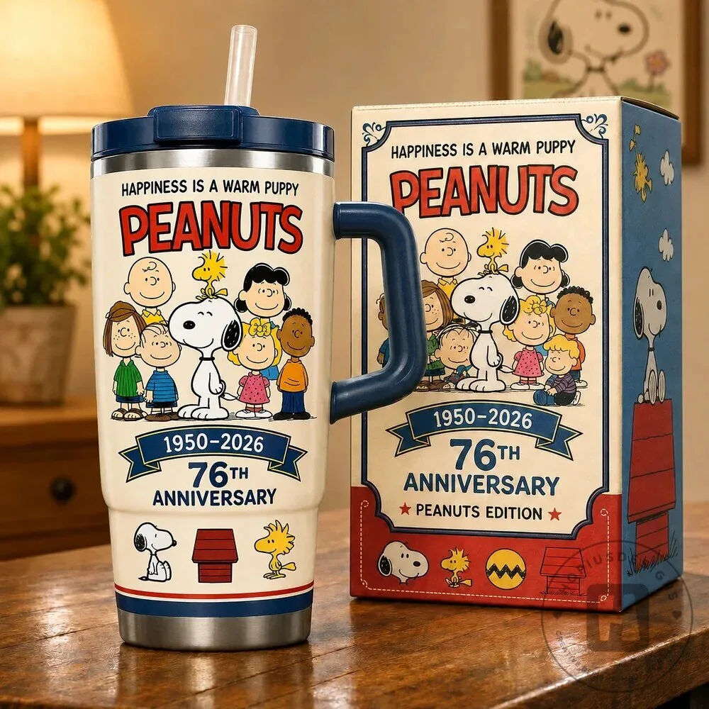 Peanuts 76th Anniversary Happiness Is A Warm Puppy Tumbler 3 Peanuts 76th Anniversary Happiness Is A Warm Puppy Tumbler