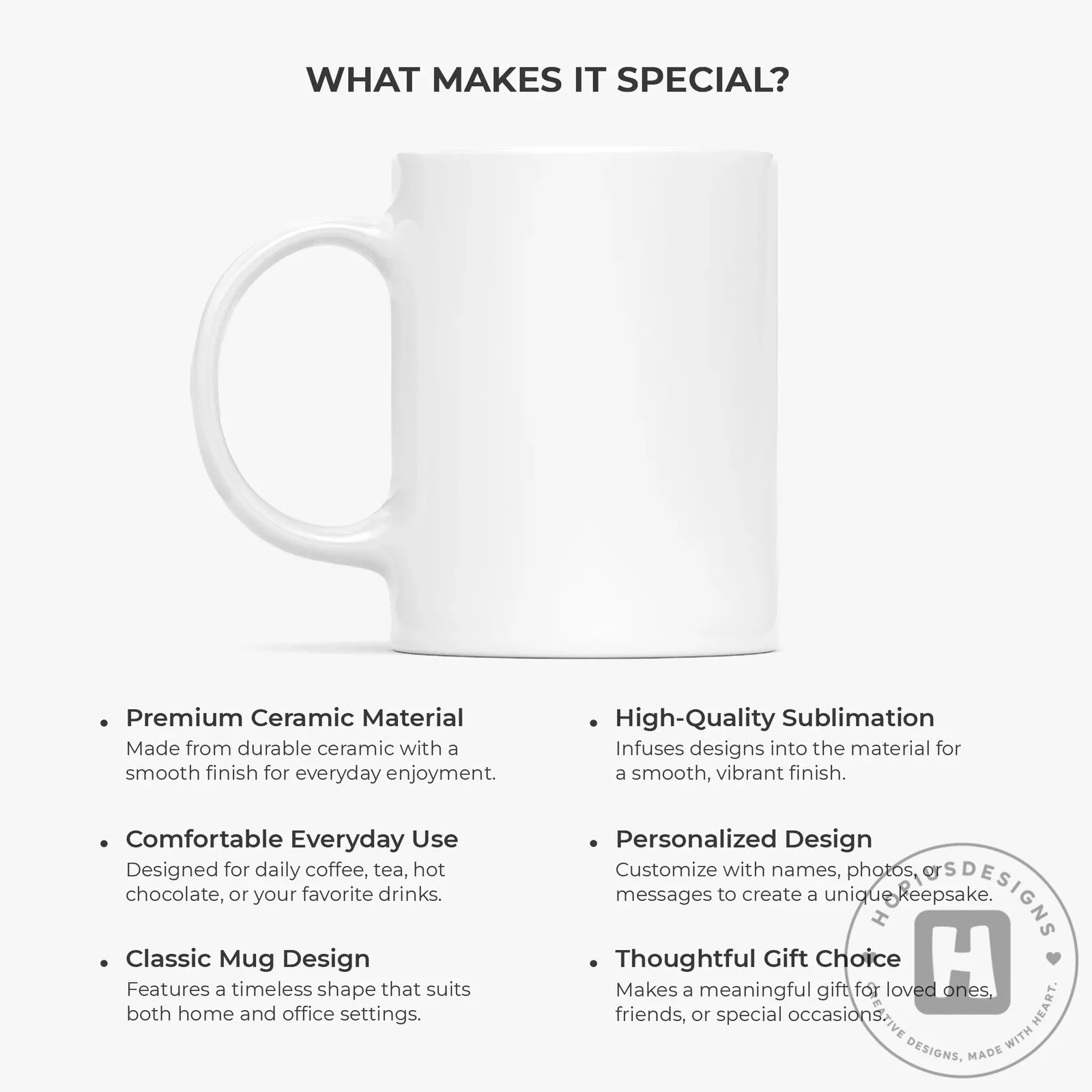 Personalized Old Buck and Sweet Doe Deer Couple White Ceramic Mug 13 Personalized Old Buck and Sweet Doe Deer Couple White Ceramic Mug